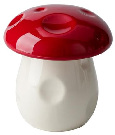 Ash tray Nette Ins Wind Aschenbecher Netzwerk Rot Pilz Flugasche Abdeckung Hohe Aussehen Ebene Haushalt Tisch Dekoration Nische Ash trays indoors(Red)