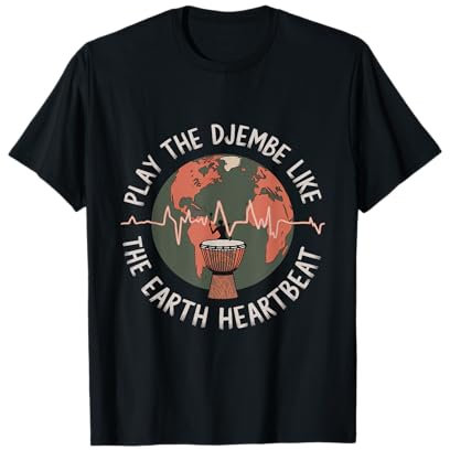 Spiele die Djembe wie The Earth Heartbeat T-Shirt