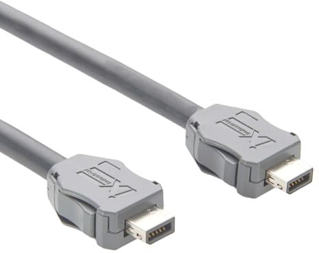 IX Industrial Cat6A Ethernet Extension Cable IX 40G-A-10S-CV(7.0) A Key to A Key 10Gbps Double Shielded SFTP Cable for Industrial Camera Machine Vision Switches(2M/6.6FT)