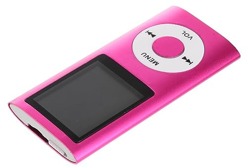 NUOBESTY Reproductor de música Pantalla Reproductor de mp3 mp3 Visor de Fotos USB Jugador Reproductor Digital Reproductor Mp4 Rosa