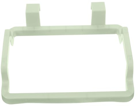 VICASKY Porta Borsa Spazzatura da Appendere per Sportello Armadio, Plastica Verde, Struttura Rimovibile, Salvaspazio per Cucina e Bagno