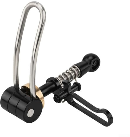 Collier de serrage à dégagement rapide pour tige de selle de vélo Brompton pour 3sixty, pliable, alliage d'aluminium (noir)