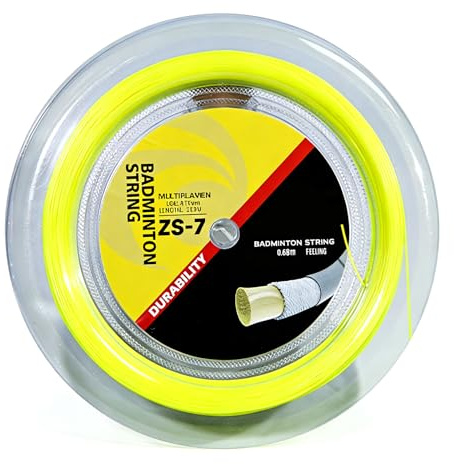 GMBYLBY Corda da Badminton Professionale da 200 m, in Nylon da Allenamento per Un Gioco coerente e Un Uso prolungato