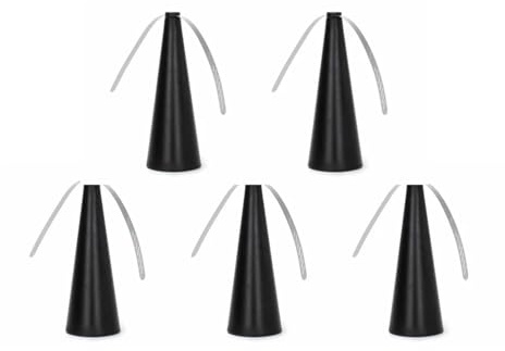 NGTFDCP Éventail Anti-Mouches, Lot de 5 Ventilateurs Anti-moustiques Portables, alimentés par USB ou Piles AA, for la Lutte antiparasitaire pour l'extérieur et(USB Silver 5PC)