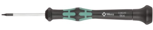 Elektronischer Schraubendreher für TORX®-Schrauben, ohne Bohrung, Maße T 4, Klingenlänge 40 mm, Gesamtlänge 137 mm