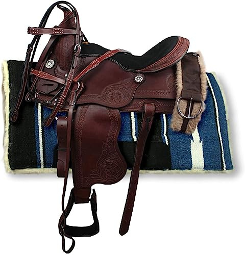 Sella Western New Durango Completa Chestnut 17” = 43 cm