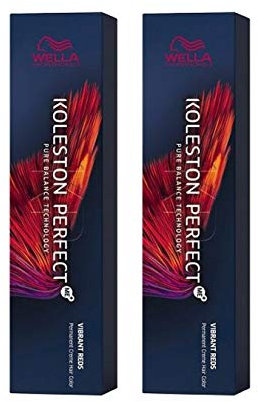 Wella 2 er Pack Koleston Perfect Me+ KP VIBRANT REDS 55/65 hellbraun intensiv violett-mahagoni