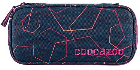 coocazoo Federmäppchen PencilDenzel, Schlamperetui, Geodreieckfach, Stundenplanfach, herausnehmbarer Stiftehalter, zusätzliches Reißverschlussfach