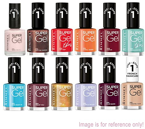 Rimmel London Super Gel Nail Polish Assorted Set of 10 by Beautynstyle