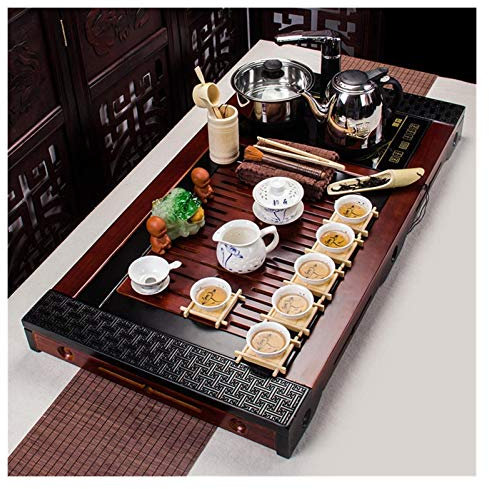 caihuashopping Teeservice Touristische Tee Set Kung Fu Tee Set Teekanne blau und weiß Porzellan Chinesischer Kung Fu Tee Set Cup Full Set Tee Set (Color : R)