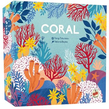 2Tomatoes Games | Corail | Jeu de société | Construction Collective d'un récif corallien en 3D | Coopération, Survie et compétition | 1-4 Joueurs | Français, Anglais et Allemand | Animaux Maritimes