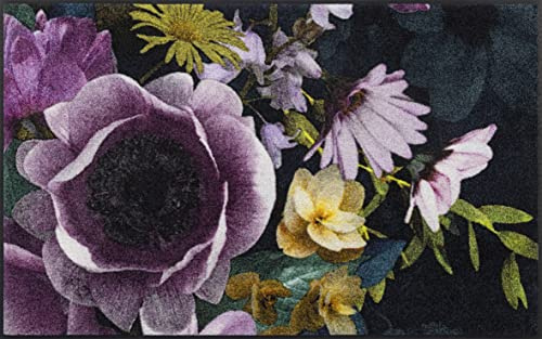 wash+dry Fußmatte, Anemone 75x120cm, innen und außen, waschbar