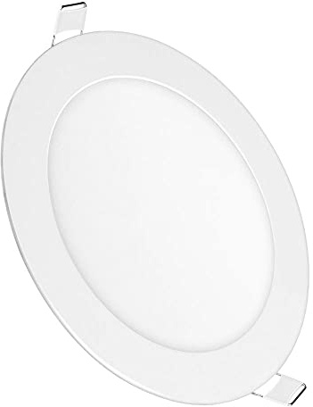 Body-Plus 2 Pack LED Downlights Ceiling, 24w Surface Mounted Panel Cool White Super Bright Light - Pure White Round Circle Downlights Ceiling Lamps (Cool White, 3w - Recessed Panel)