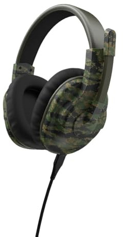 uRage Gaming-Headset SoundZ 330 V2, kabelgebundene Multi-Plattform Kopfhörer für PS5/PC, Over-Ear, in Camouflage