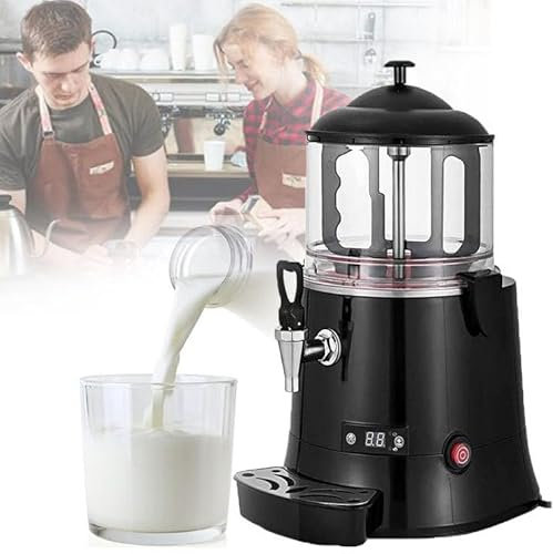 Machine à chocolat chaud commerciale 5L/10L, 110V, électrique, distributeur de chocolat en acier inoxydable, pour chauffer le chocolat, le café, le lait, le thé,220V-5L
