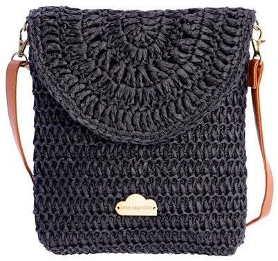 Don Algodon - Strohtaschen damen - korbtaschen damen – korbtasche – basttasche - handtasche geflochten - sommertaschen damen - tasche aus bast – Evora
