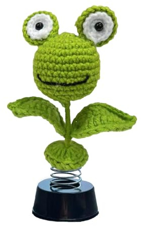 Auto-Innenzubehör, schüttelnde Sonnenblume, Ente, Armaturenbrett, Auto-Dekoration, animierte Wackel-Tänzerin, Auto-Dekoration, Cartoon, ästhetisches Autozubehör für Männer und Frauen
