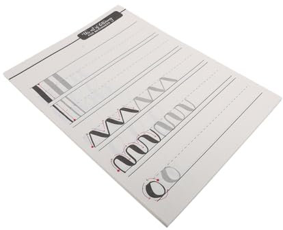 Lurrose Übungsheft Für Englische Buchstaben Kalligraphie-papierbögen Schreibpapier Für Handschriftübungen Kalligrafie-heft Für Anfänger Glattes Papier Zum Üben Der Kunstschriften