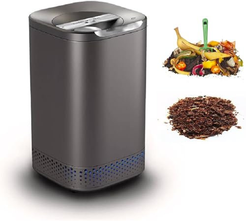 Compostador eléctrico de cocina inteligente,ciclador automático de residuos de alimentos,contenedor de residuos de cocina seca de 2,5 l,máquina de abono para el hogar con un solo botón