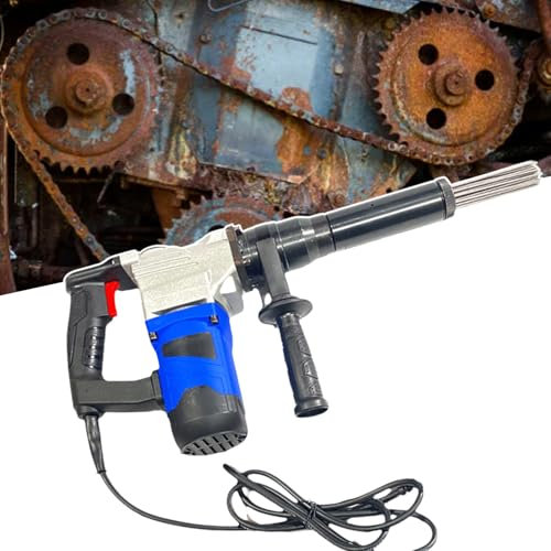 YJKKZQLB Desoxidante de Aguja eléctrico de 1100 W, desincrustador de Aguja de Grado Industrial, Pistola desoxidante de Aguja de Mano para Eliminar óxido y escoria de Soldadura, 220 V