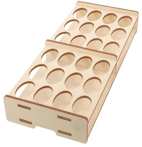 STOBOK Farbregal Aus Holz Für Acrylfarben Organisator Für Farbflaschen Aufbewahrungsregal Für Wasserfarben Pigmente Und Tintenflaschen
