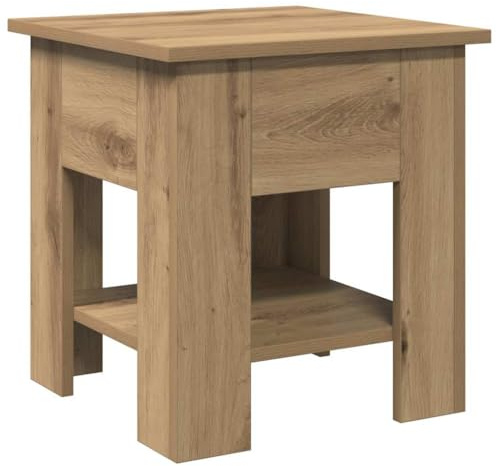 vidaXL Couchtisch Artisan-Eiche 40x40x42 cm Holzwerkstoff