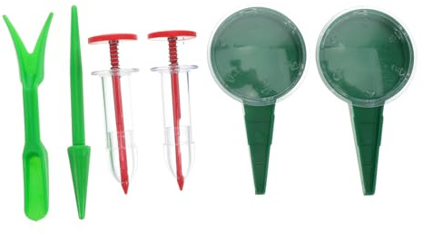 JOINPAYA 6pezzi Seminatrice Da Giardino Manuale Strumento Per Semina Di Precisione Profondità Regolabile Distributore Di Semi Portatile Attrezzo Per Giardinaggio Per Erba Carota Lattuga