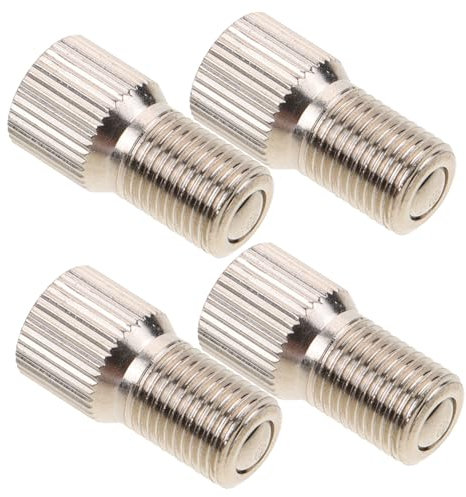 BESPORTBLE 4pezzi Estensione Stelo Valvola Adattatore Valvola Pneumatico in Acciaio Prolunga Asta Di Gonfiaggio Per Veicoli a Motore