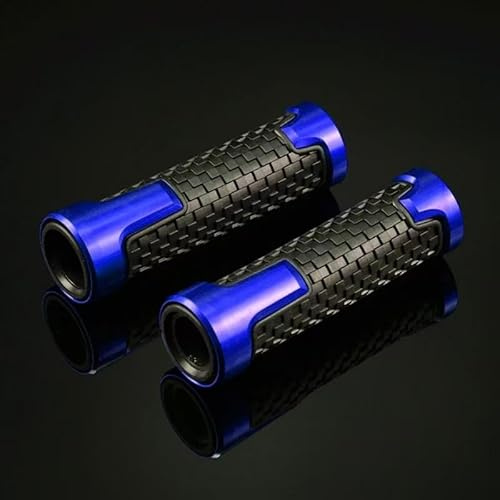 MXYUANHANG 1 Pair Motorcycle Hand Grips for Kawasaki Vulcan S 650 VN650S Vulcan Cafe 2018-2024, Motorcycle Hand Grips Cover Handlebar Grips,Blue