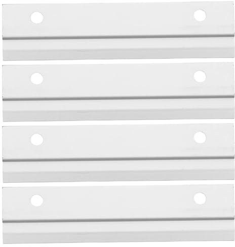 NUOBESTY 2 Paare Teiliges French Cleat Wandhalterungs Aluminium Starke Z-klemmen für Schwere Bilderrahmen Spiegel Schränke und Whiteboards Ineinandergreifendes Aufhängesystem für Einfache