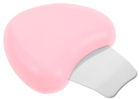 FESTFENDS Manueller Mitesserschaber Nasenschaber aus Hautfreundlichem Material Porenreiniger für Gründliche Gesichtsreinigung und Hautstraffung Geeignet für Hauttypen Rosa
