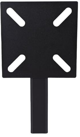Fockety Placa de tornillo de banco para montaje en enganche, soporte de tornillo de banco de altura ajustable, soporte para receptor de remolque, para cabrestante de enganche de