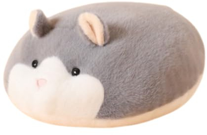 AQCQDQ Kuschelhamster Kissen, Hamster Plüschtier, Weiches Plüschkissen Tier, Plüschhamster für Kindzimmer Dekoration Geschenk (41cm,HUI)