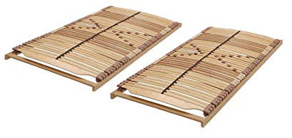 Malie Panda Superflex NV Lattenrost-Set in 160 x 200 cm – bestehend aus 2 x Lattenrost Panda Superflex NV in 80 x 200 cm