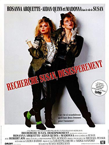 Affiche du Film Cartel de Cine Original (Formato 160 x 120 cm, Plegado) Rosanna Arqueta Madonna Desperately Seeking Susan