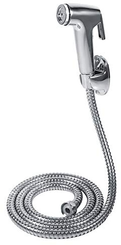 Hand-Bidet-Duschset mit Kopfbrause, Halterung und Schlauch – Wassersparender Duschkopf aus Edelstahl für Badezimmerreinigung