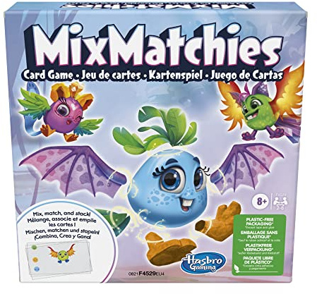 Hasbro Gaming MixMatchies, Jeu de Cartes pour Enfants et Toute la Famille, à partir de 8 Ans, 2 à 6 Joueurs