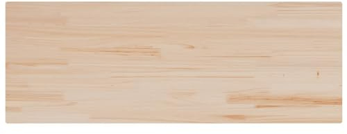 vidaXL Dessus de Table 110x40x1,7 cm rectangulaire Bois de pin Massif