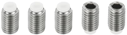 PATIKIL M10x16mm Vis Sans Tête Nylon, 5Pcs en Acier Inoxydable 304 Boulon Tête Hexagonale Métrique Six Pans Creux, Antidérapant, Entraînement Hexagonal Interne