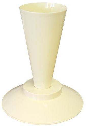FRANZ MENSCH 5 Stück Hygostar Spritzbeutelständer Eco | Plastik, creme, L: 29cm, Ø: 18,5cm, Spritzbeutelständer, Spritzbeutelhalter