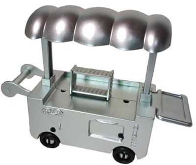 Sharplace Miniature BBQ Cart,Simulation,Photo Props,Decoration,Mini Barbecue Cart Model for Micro Landscape Scenery Supplies Decor