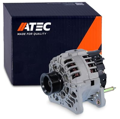 ATEC Germany 1x Lichtmaschine 14V 90A | Kompatibel mit: AUDI A2, A3, A3, A3 Cabriolet, A3 Sportback, A4 B5, A4 B5 Avant, TT, TT Roadster, SEAT ALHAMBRA, ALTEA, AROSA