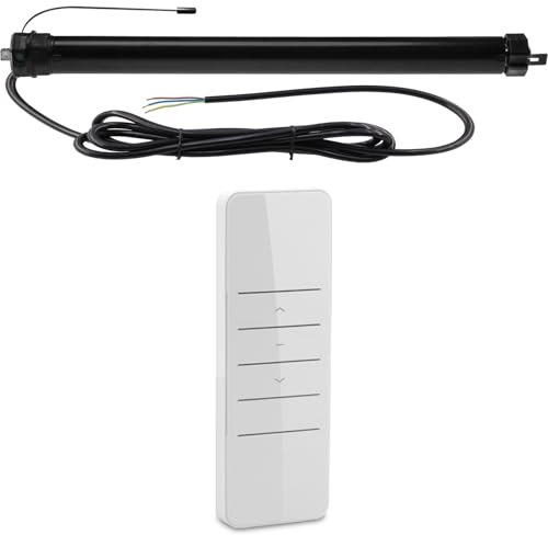 NOBILY Funk/Mini-Rolladenmotor PRE4 13/14-40 (Zugkraft 36kg), für 40mm Achkantwelle (SW40) Rolladenantrieb Rohrmotor Rollladenmotor für Rolladen…