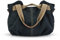 NICOLE & DORIS Sac à Main en Toile - Sac à Bandoulière et à l'Épaule - Sac Hobo Noir