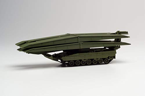 Herpa Militär Panzer Modell Brückenlegepanzer „Leguan“, undekoriert, Maßstab 1:87, Modellbau Sammlerstück, Miniatur Deko, Armee Miniaturmodelle aus Kunststoff