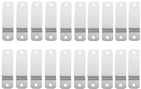 IWOWHERO Metal Tape Measure Holder Clip 20Pcs Lightweight U-Shaped Belt Clip for DIY Tool Belt Pocket Use