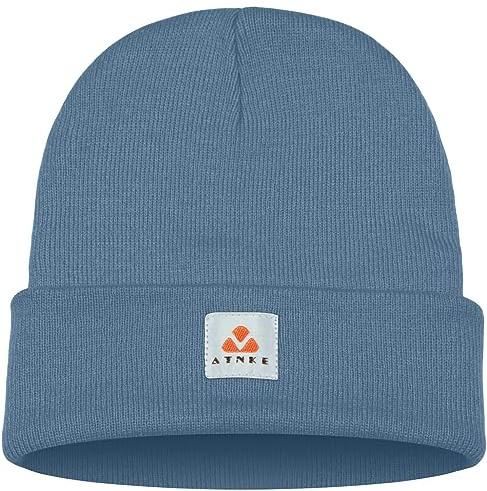 ATNKE Strick Beanie Mütze Dehnbar Weich Warm Täglich Winter Mützen mit Manschetten für Herren und Damen Geschenke/Shadow Blue