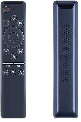 GOUYESHO BN59-01312B röstfjärrkontroll BN59-01327B, ersättning för Samsung 4K SMART Ultra HD TV QE43Q60RATXXH QE65Q70RATXXH QE75Q70RATXXH GQ43Q60R QE55Q80R GQ75Q60R Voice ice fjärrkontroll