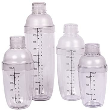Cabilock 1 Juego Copa De Gramos De Nieve Coctelera De Vidrio Batidora De Vaso Botella De Vidrio Juego De Coctelera Licuadora De Margaritas Sacudir Ordenador Personal Bostón