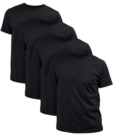 Basic Treasure 4 T-Shirt Uomo, 100% Cotone, Girocollo, Nero, Taglia XL